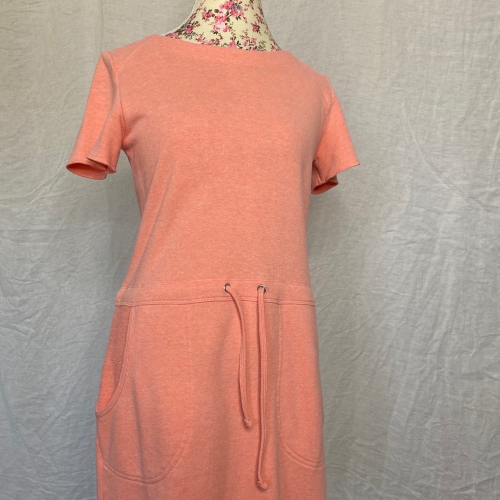 Peach Terrycloth dress
